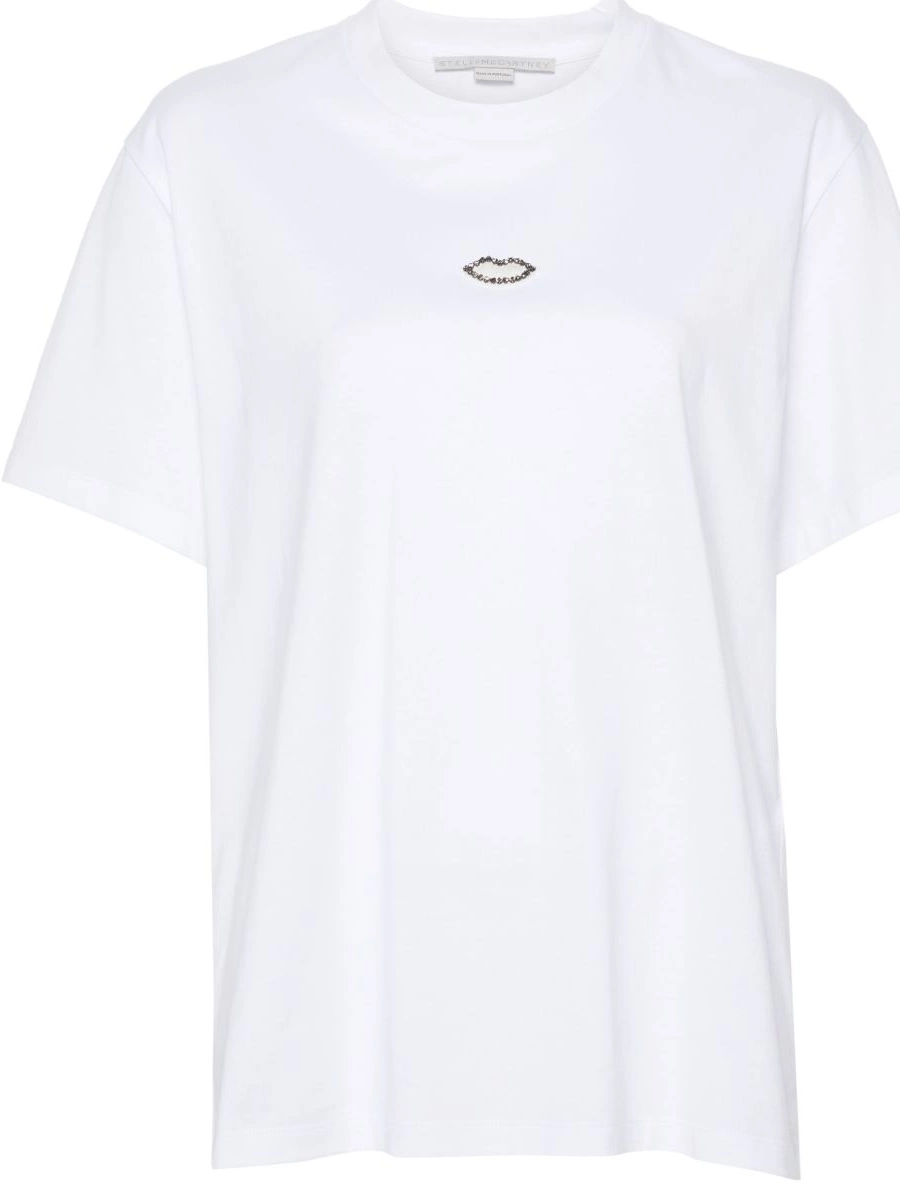 Stella lips Women T-shirt McCartney crystal 0424